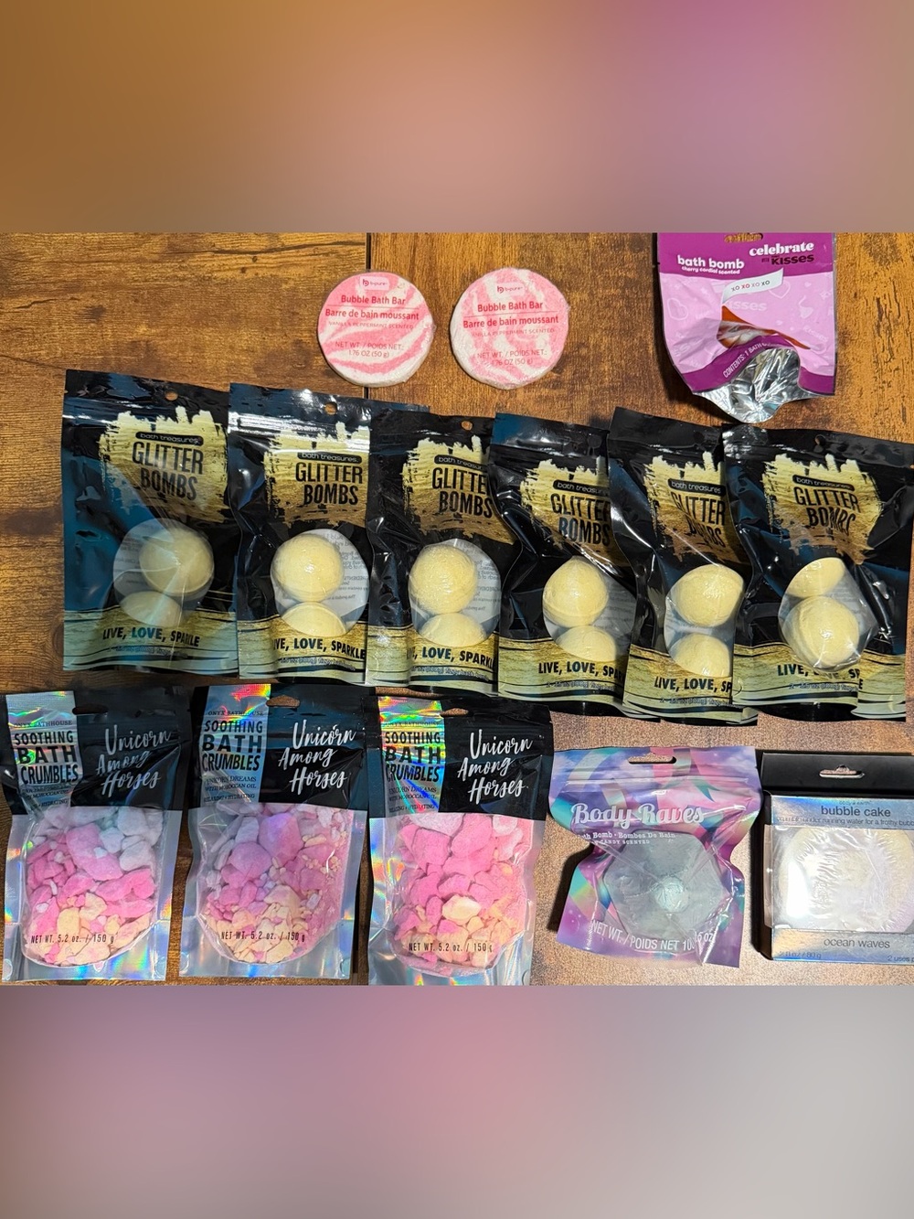 14 Packs - Bath Bombs, Bath Crumbles and Bubble Bars Bundle
